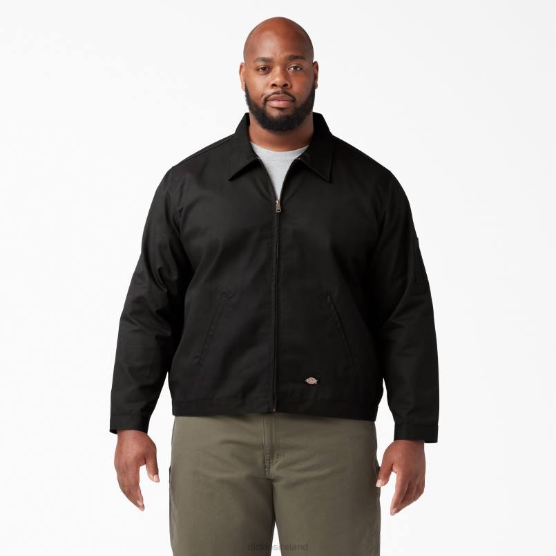Dickies Men Unlined Eisenhower Jacket Black (BK) N80J958 Apparel