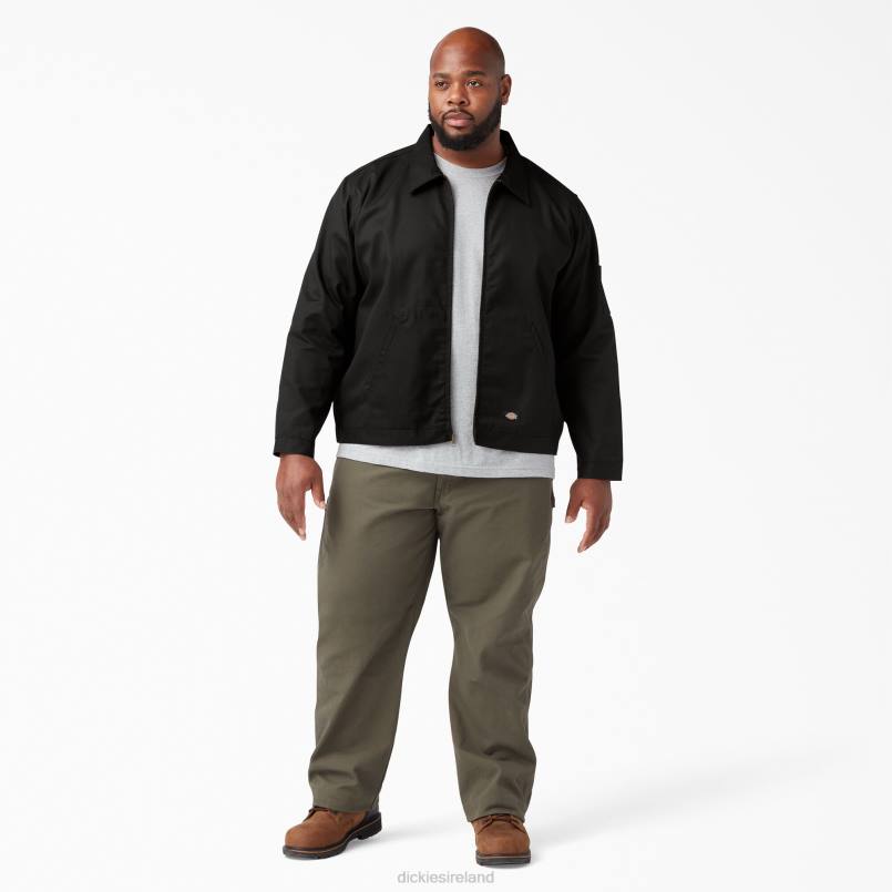 Dickies Men Unlined Eisenhower Jacket Black (BK) N80J958 Apparel