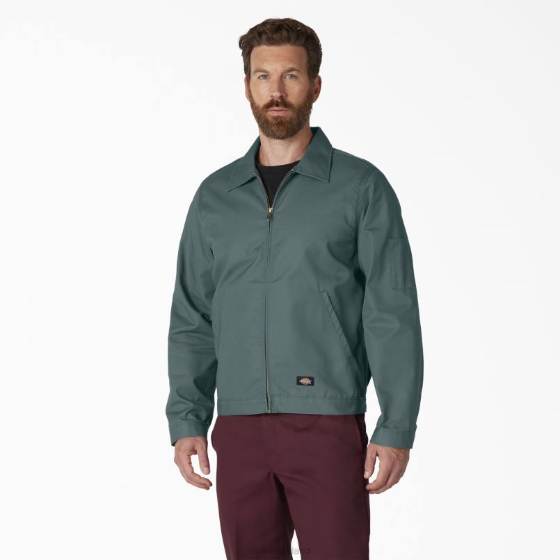 Dickies Men Unlined Eisenhower Jacket Lincoln Green (LN) N80J961 Apparel