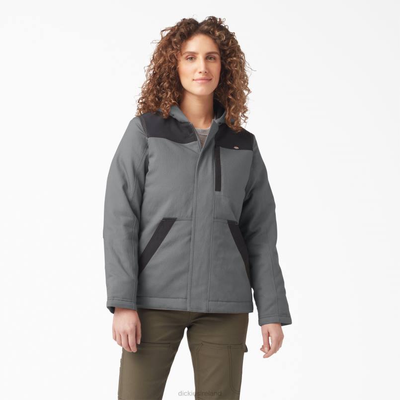 Dickies Women DuraTech Renegade Insulated Jacket Gray (GY) N80J2373 Apparel