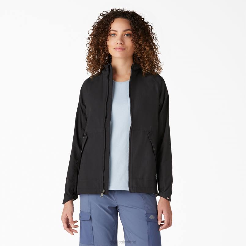 Dickies Women Performance Hooded Jacket Black (BKX) N80J2379 Apparel