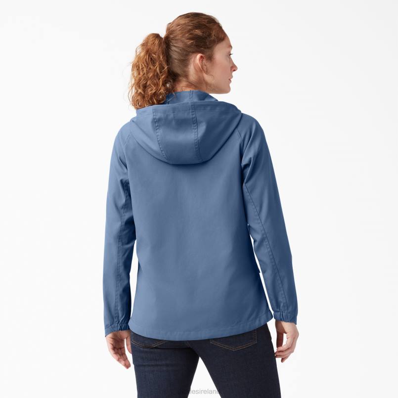 Dickies Women Performance Hooded Jacket Retro Indigo (RI2) N80J2382 Apparel