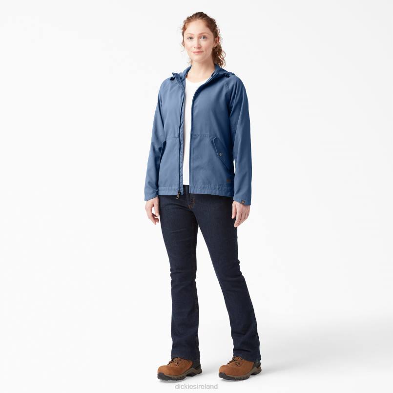 Dickies Women Performance Hooded Jacket Retro Indigo (RI2) N80J2382 Apparel