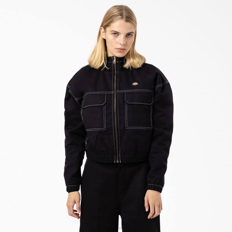 Dickies Women Sawyerville Jacket Black (BKX) N80J2383 Apparel