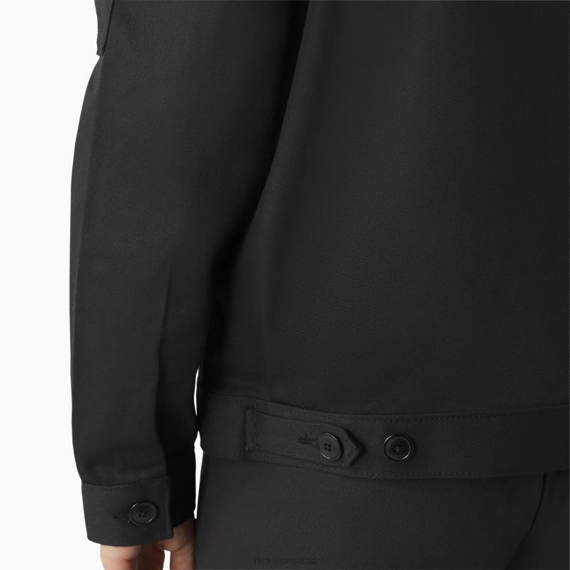 Dickies Women Unlined Eisenhower Jacket Black (BSK) N80J1519 Apparel