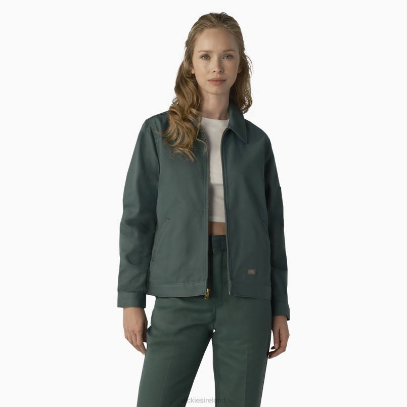 Dickies Women Unlined Eisenhower Jacket Lincoln Green (LSO) N80J1520 Apparel