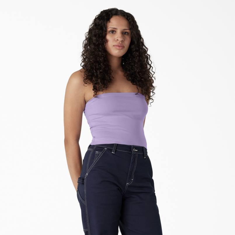 Dickies Women Knit Tube Top Purple Rose (UR2) N80J2170 Apparel
