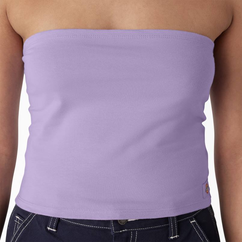 Dickies Women Knit Tube Top Purple Rose (UR2) N80J2170 Apparel