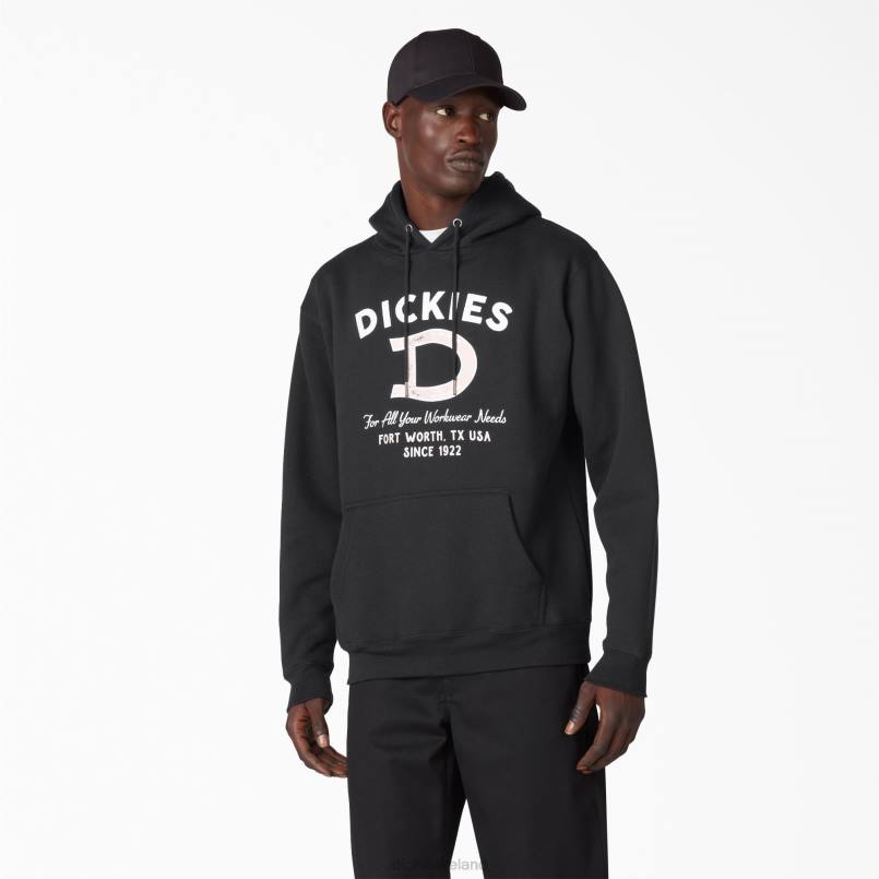 Dickies Men Distressed Ox Collar Graphic Hoodie Regular N80J1174 Apparel