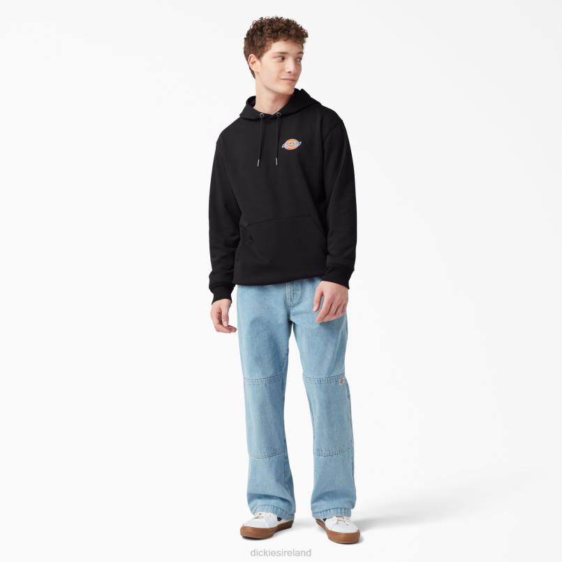 Dickies Men Fleece Embroidered Chest Logo Hoodie Regular N80J1209 Apparel