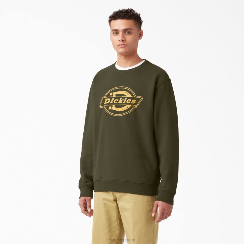 Dickies Men Fleece Logo Graphic Sweatshirt Regular N80J1213 Apparel