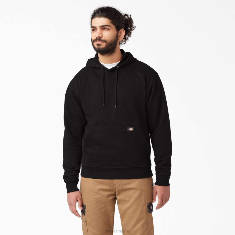 Dickies Men Midweight Fleece Hoodie Black (BK) N80J982 Apparel