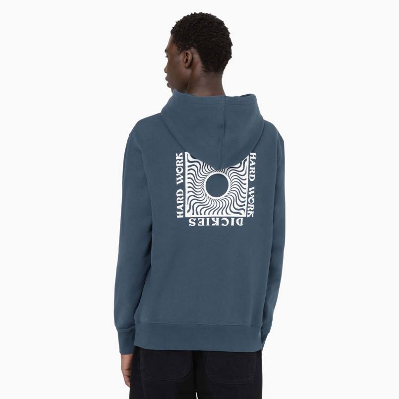 Dickies Men Oatfield Hoodie Airforce Blue (AF) N80J1169 Apparel