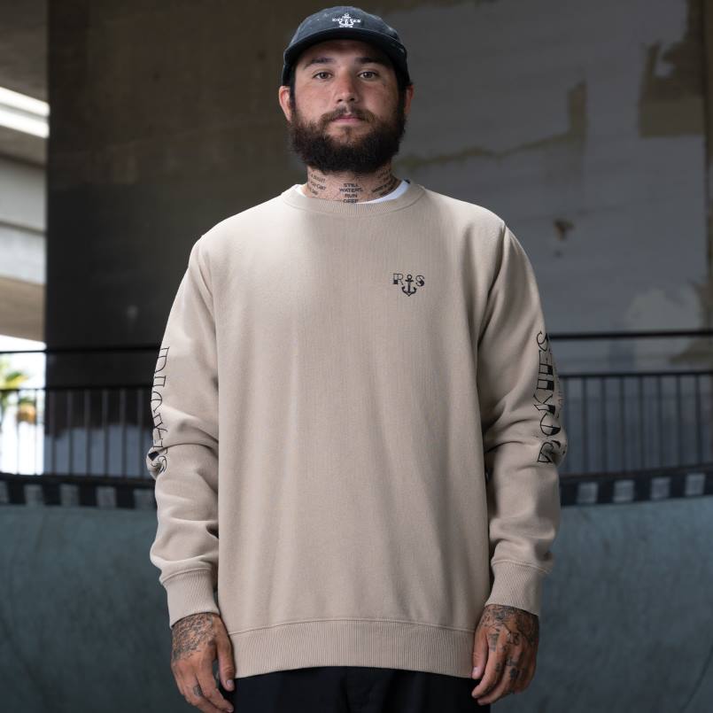 Dickies Men Ronnie Sandoval Relaxed Fit Sweatshirt Desert Sand (DS) N80J1128 Apparel