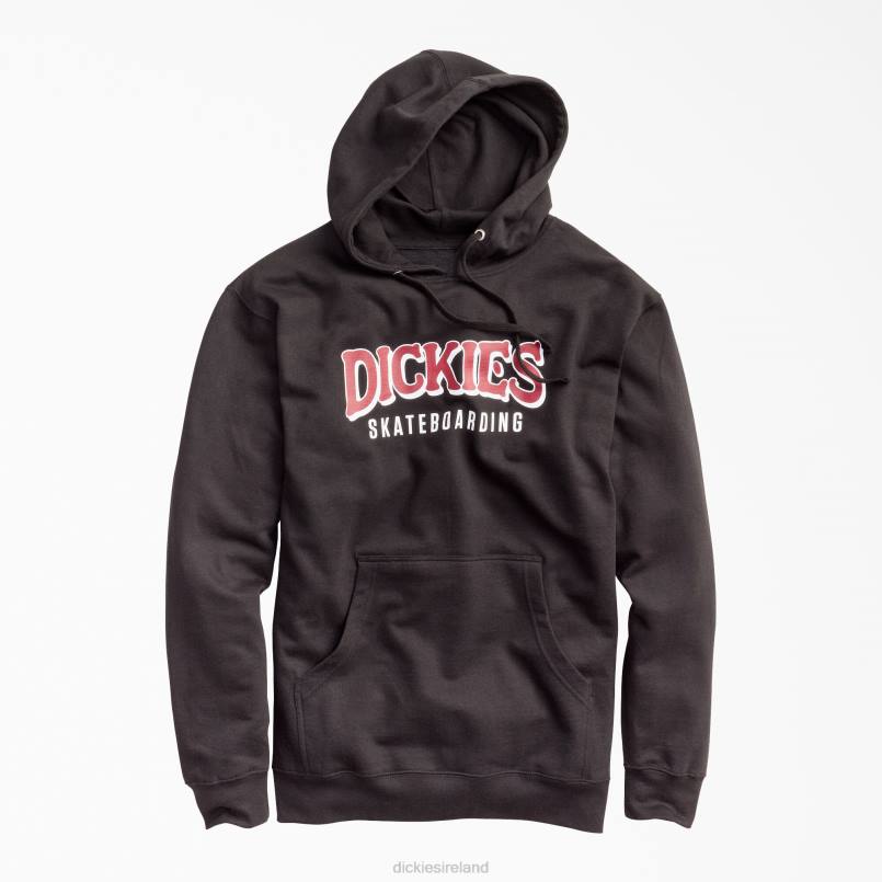 Dickies Men Skateboarding Fleece Hoodie Black (KBK) N80J1172 Apparel