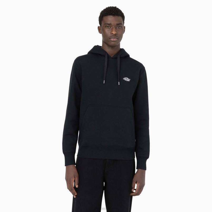 Dickies Men Summerdale Hoodie Black (KBK) N80J1183 Apparel