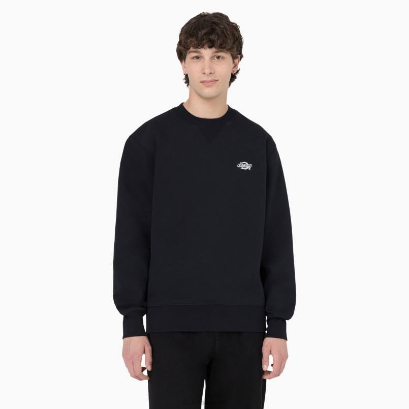 Dickies Men Summerdale Sweatshirt Black (KBK) N80J975 Apparel