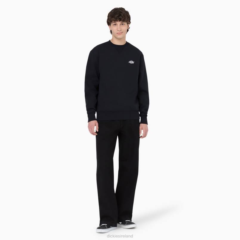 Dickies Men Summerdale Sweatshirt Black (KBK) N80J975 Apparel