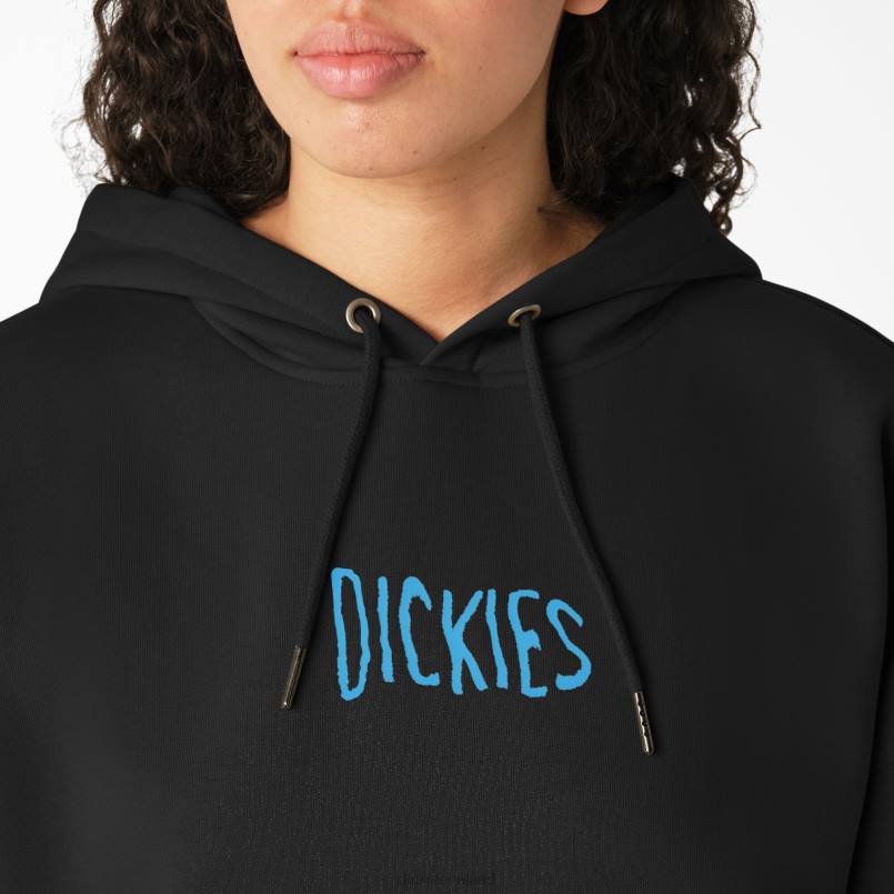 Dickies Women Creswell Hoodie Black (KBK) N80J2355 Apparel