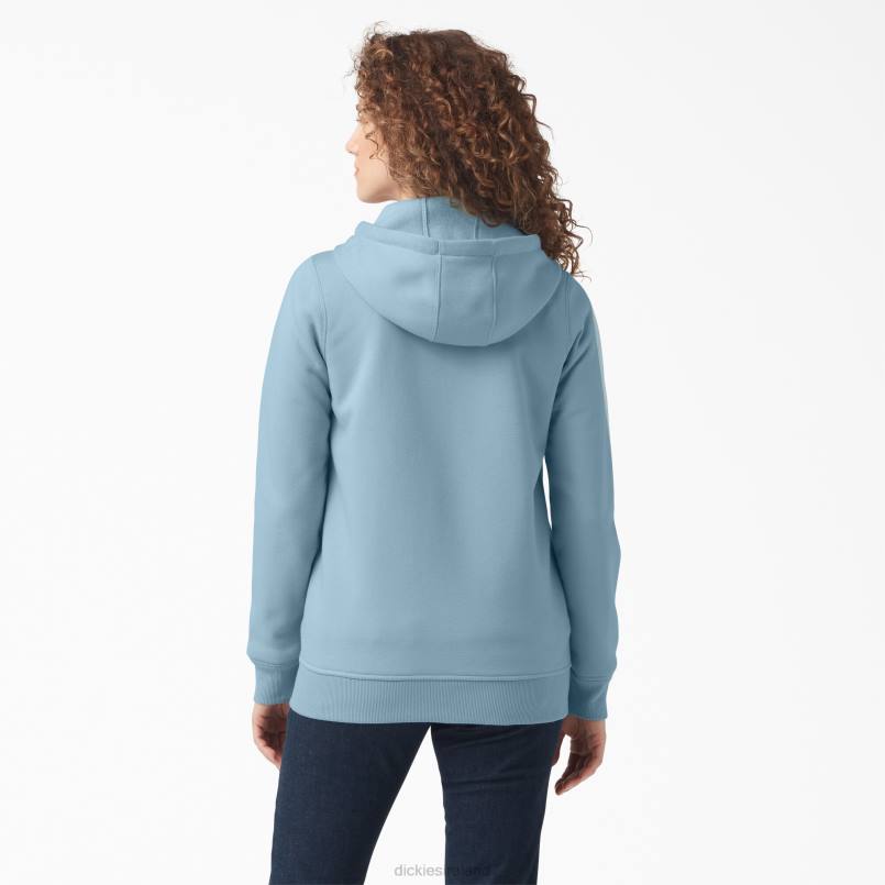 Dickies Women Heavyweight Full-Zip Fleece Hoodie Clear Blue (EU) N80J2286 Apparel