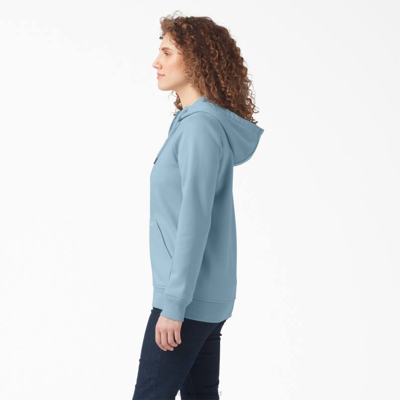 Dickies Women Heavyweight Full-Zip Fleece Hoodie Clear Blue (EU) N80J2286 Apparel