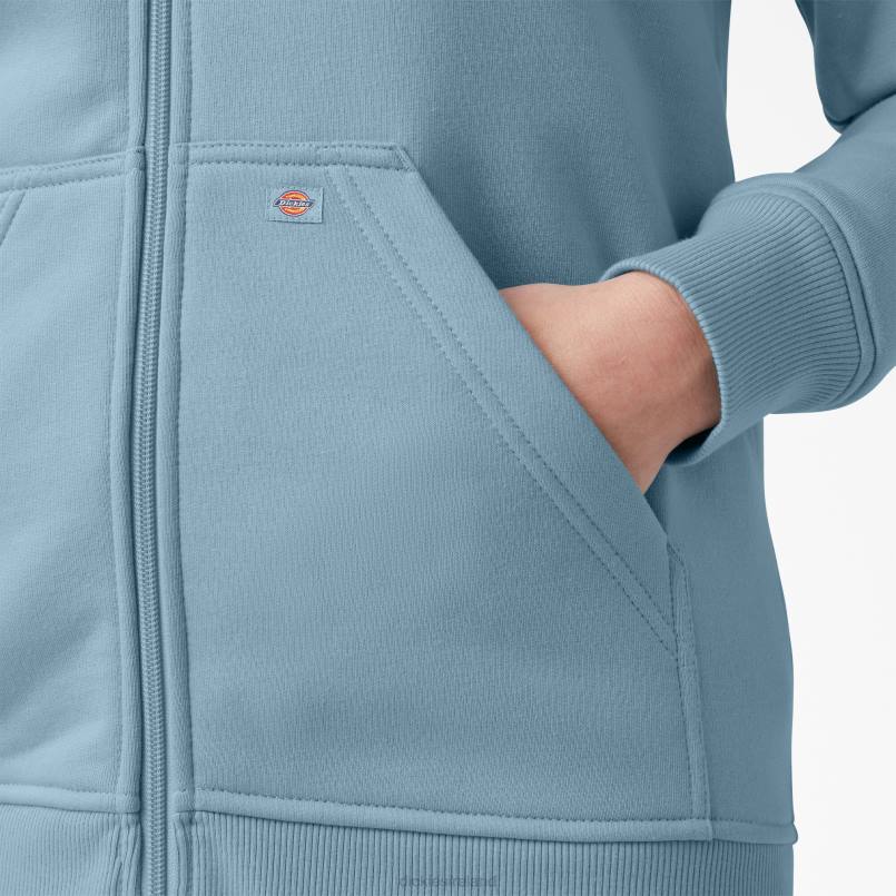 Dickies Women Heavyweight Full-Zip Fleece Hoodie Clear Blue (EU) N80J2286 Apparel