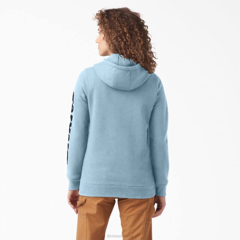 Dickies Women Heavyweight Logo Sleeve Pullover Clear Blue (EU) N80J2304 Apparel