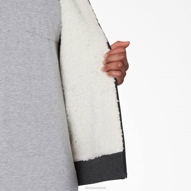 Dickies Women High Pile Fleece Lined Hoodie Black (KBD) N80J2284 Apparel