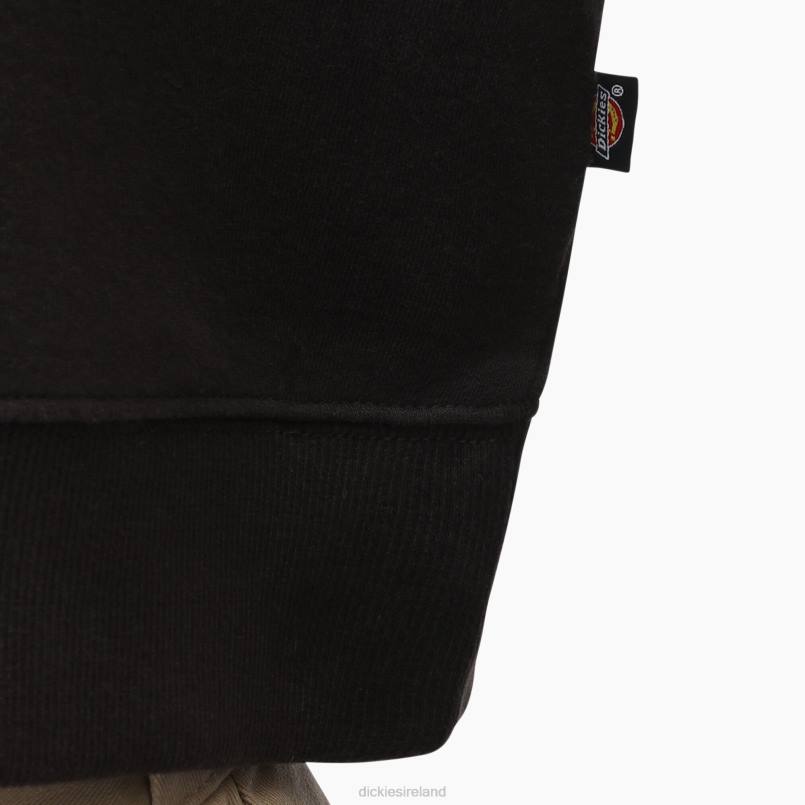 Dickies Women Oakport Cropped Hoodie Black (KBK) N80J2320 Apparel