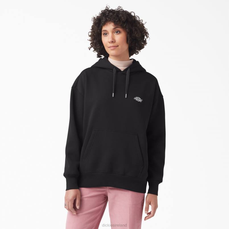 Dickies Women Summerdale Relaxed Fit Hoodie Black (KBK) N80J2357 Apparel
