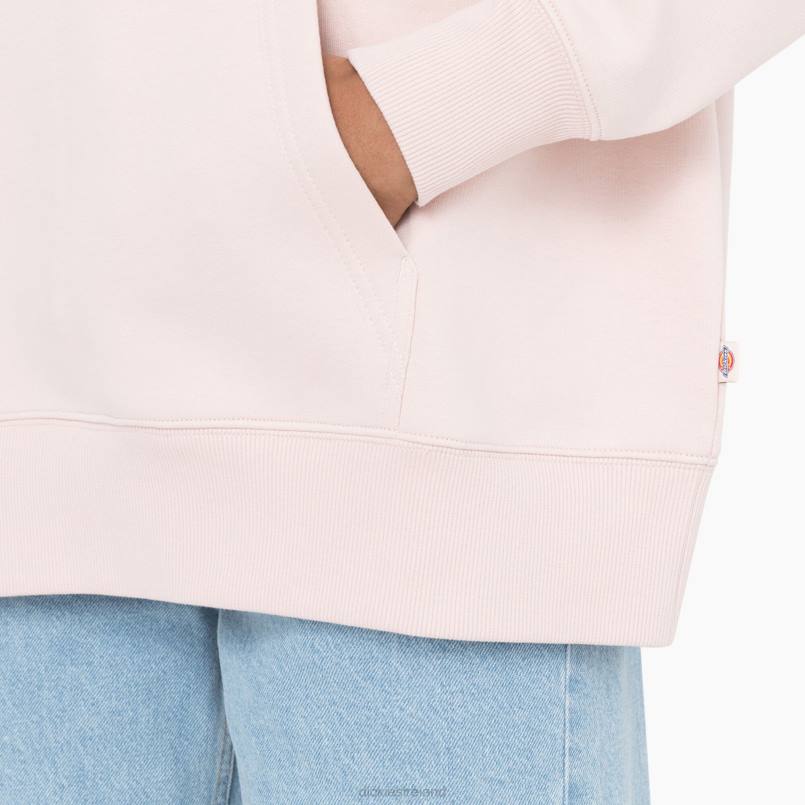 Dickies Women Summerdale Relaxed Fit Hoodie Peach Whip (P2W) N80J2358 Apparel