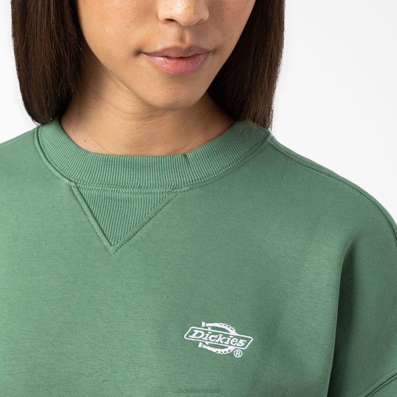 Dickies Women Summerdale Sweatshirt Dark Ivy (D2I) N80J2291 Apparel