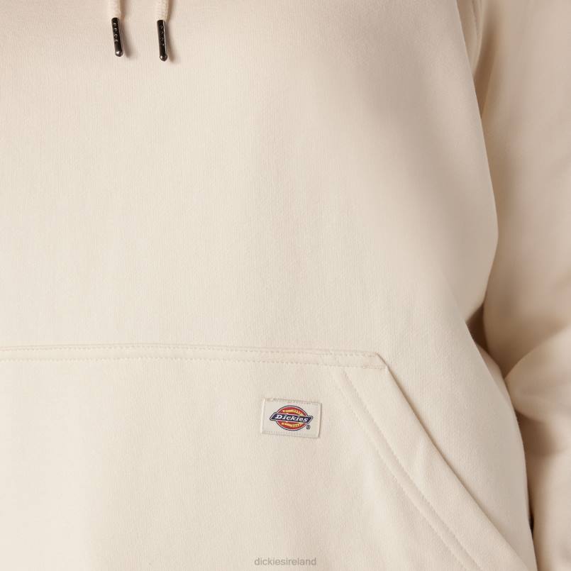 Dickies Women Plus Heavyweight Logo Sleeve Pullover Antique White (AW) N80J2341 Apparel