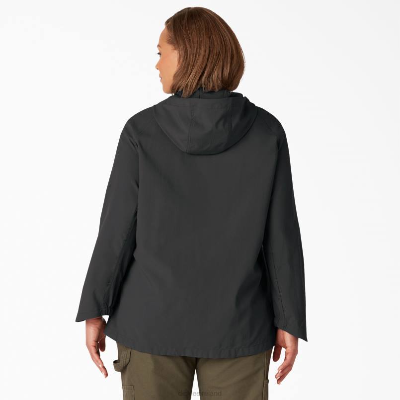 Dickies Women Plus Performance Hooded Jacket Black (BKX) N80J2327 Apparel