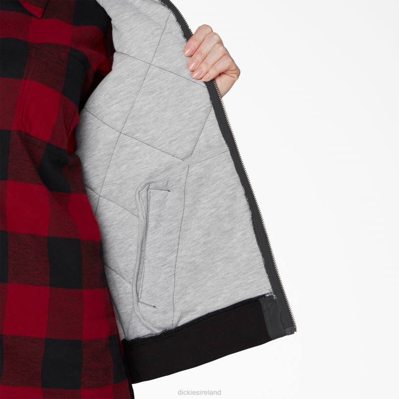 Dickies Women Plus Quilted Vest Black (BK) N80J2324 Apparel