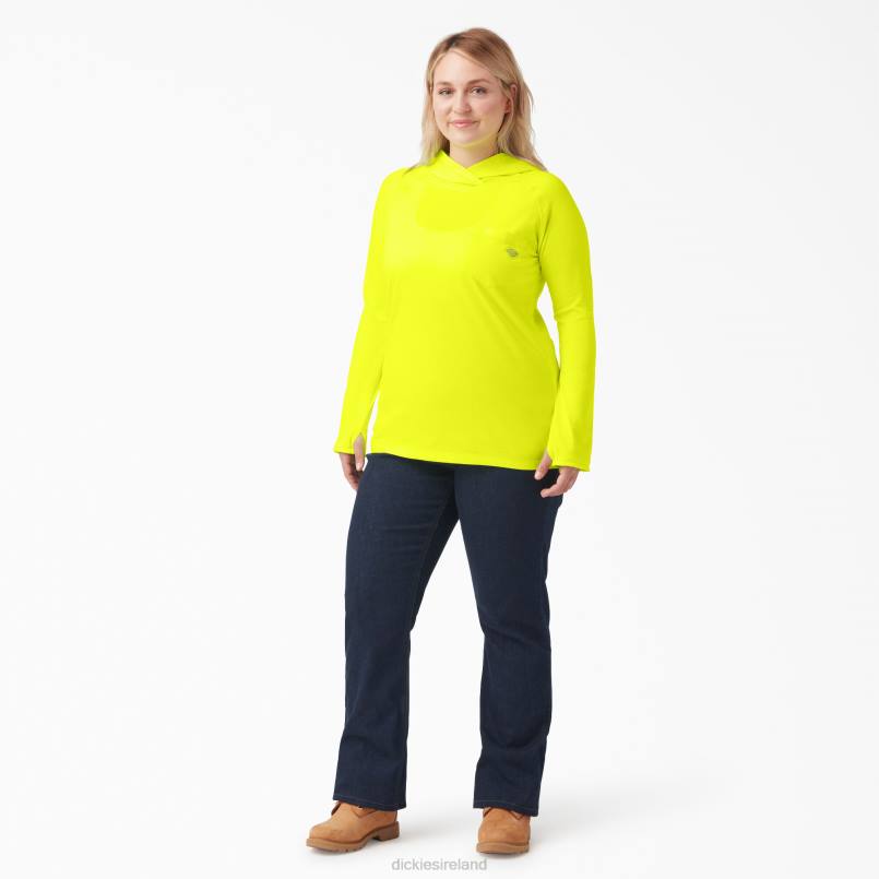 Dickies Women Plus Cooling Performance Sun Shirt Bright Yellow (BWD) N80J1642 Apparel