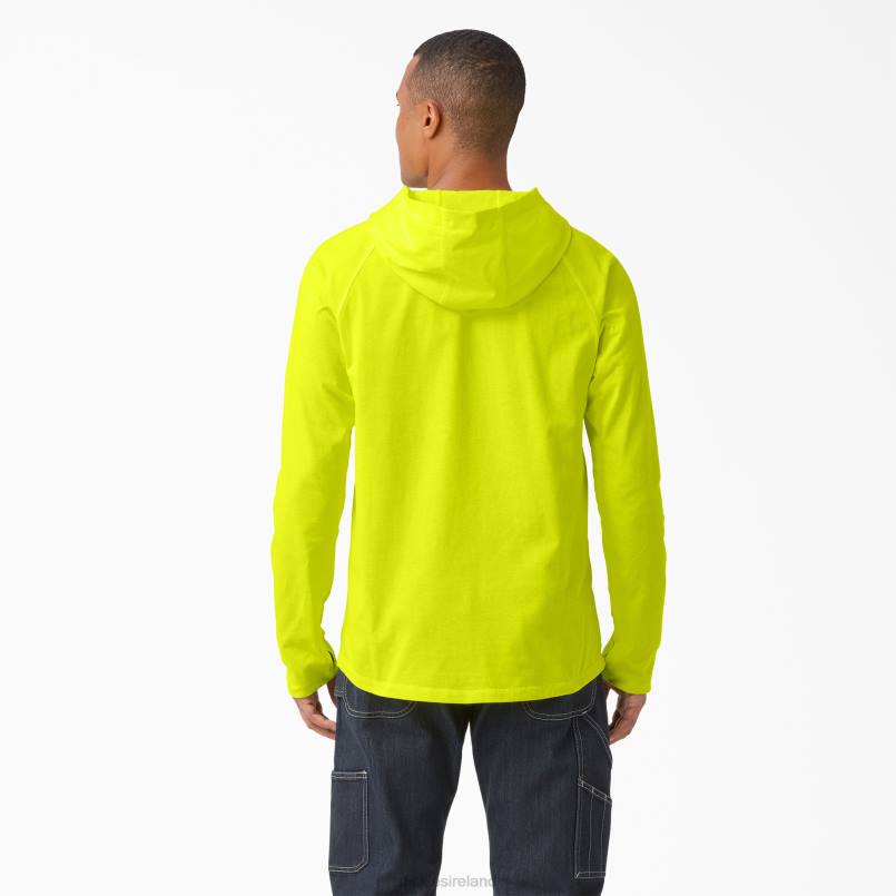 Dickies Men Cooling Performance Sun Shirt Bright Yellow (BWD) N80J652 Apparel