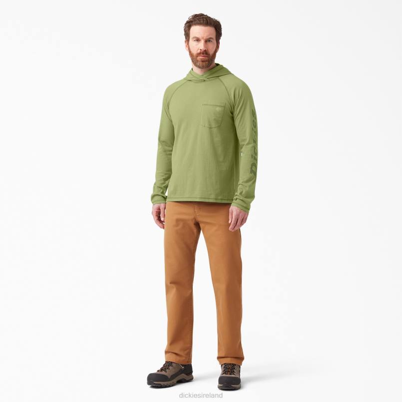 Dickies Men Cooling Performance Sun Shirt Fern (E2R) N80J656 Apparel