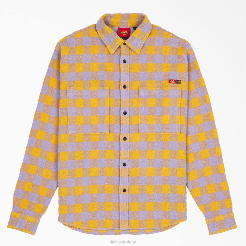 Dickies Men Opening Ceremony Tweed Shirt Lilac (LC) N80J938 Apparel
