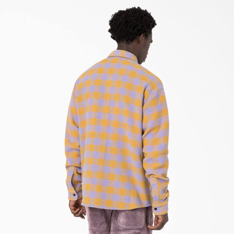 Dickies Men Opening Ceremony Tweed Shirt Lilac (LC) N80J938 Apparel
