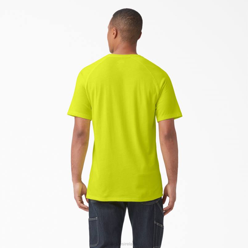 Dickies Men Cooling Short Sleeve T-Shirt Bright Yellow (BWD) N80J538 Apparel