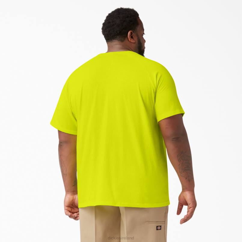 Dickies Men Cooling Short Sleeve T-Shirt Bright Yellow (BWD) N80J538 Apparel