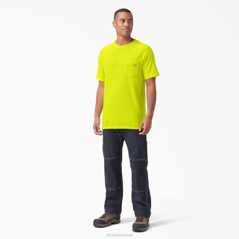 Dickies Men Cooling Short Sleeve T-Shirt Bright Yellow (BWD) N80J538 Apparel