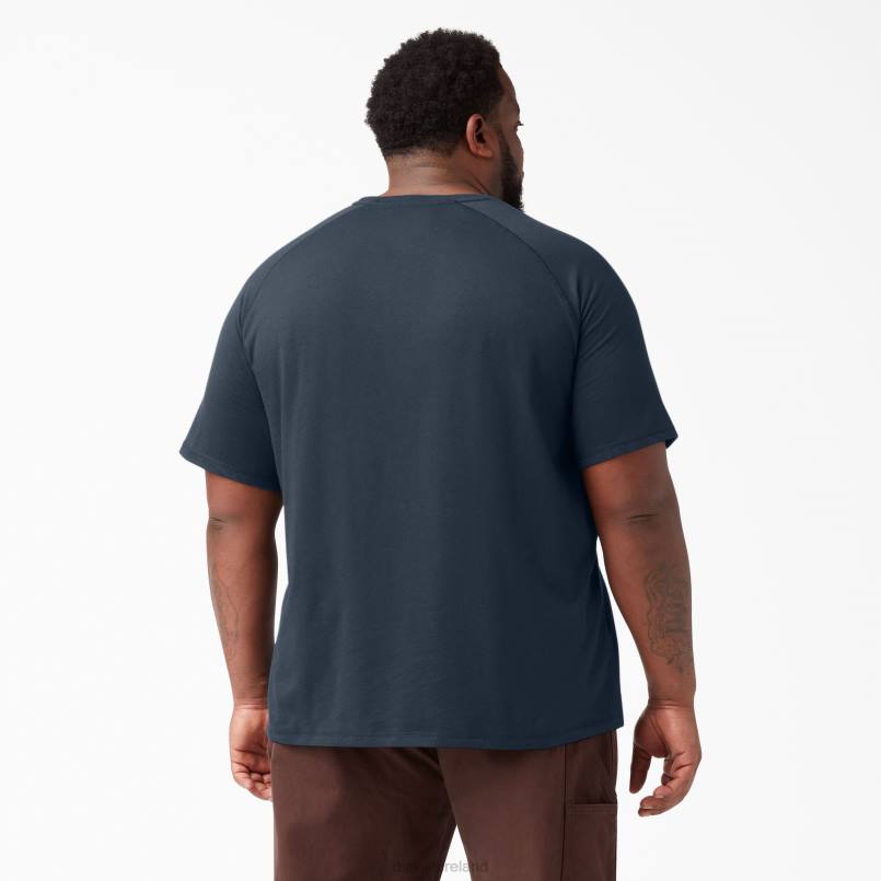 Dickies Men Cooling Short Sleeve T-Shirt Dark Navy (DN) N80J543 Apparel