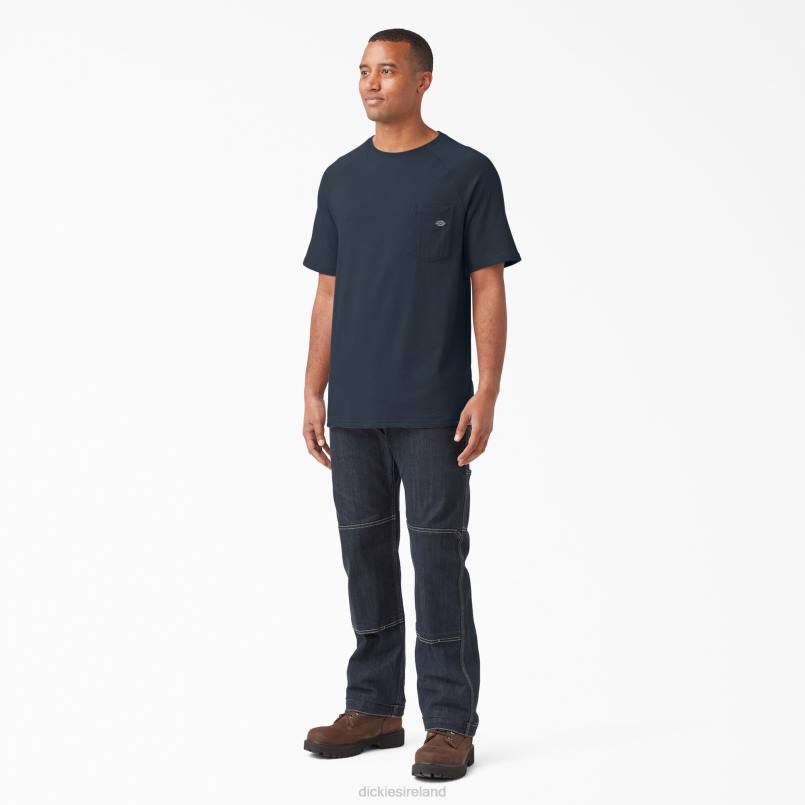 Dickies Men Cooling Short Sleeve T-Shirt Dark Navy (DN) N80J543 Apparel