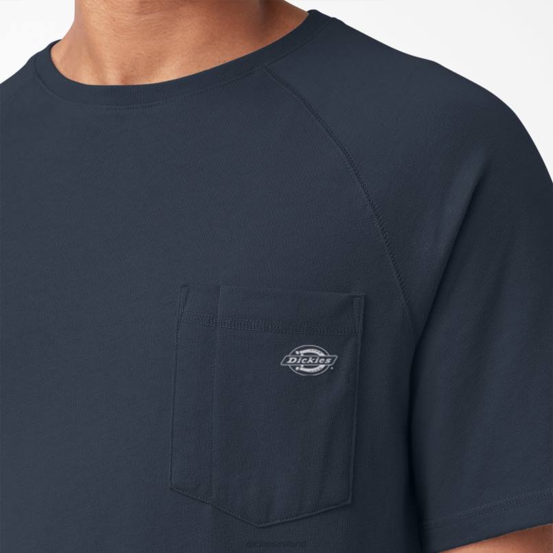 Dickies Men Cooling Short Sleeve T-Shirt Dark Navy (DN) N80J543 Apparel