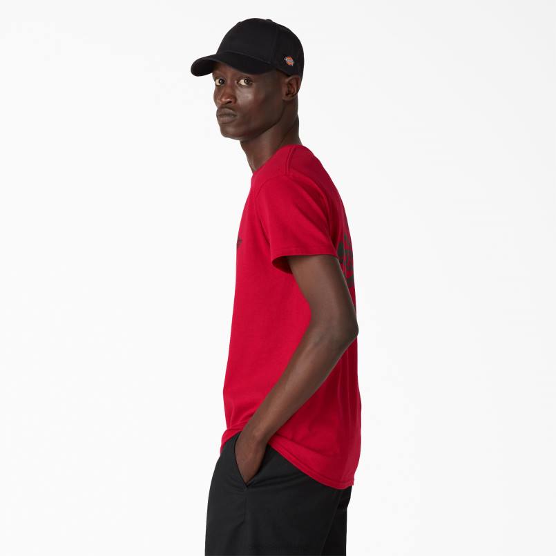 Dickies Men Heritage Graphic T-Shirt Cardinal (IC) N80J904 Apparel