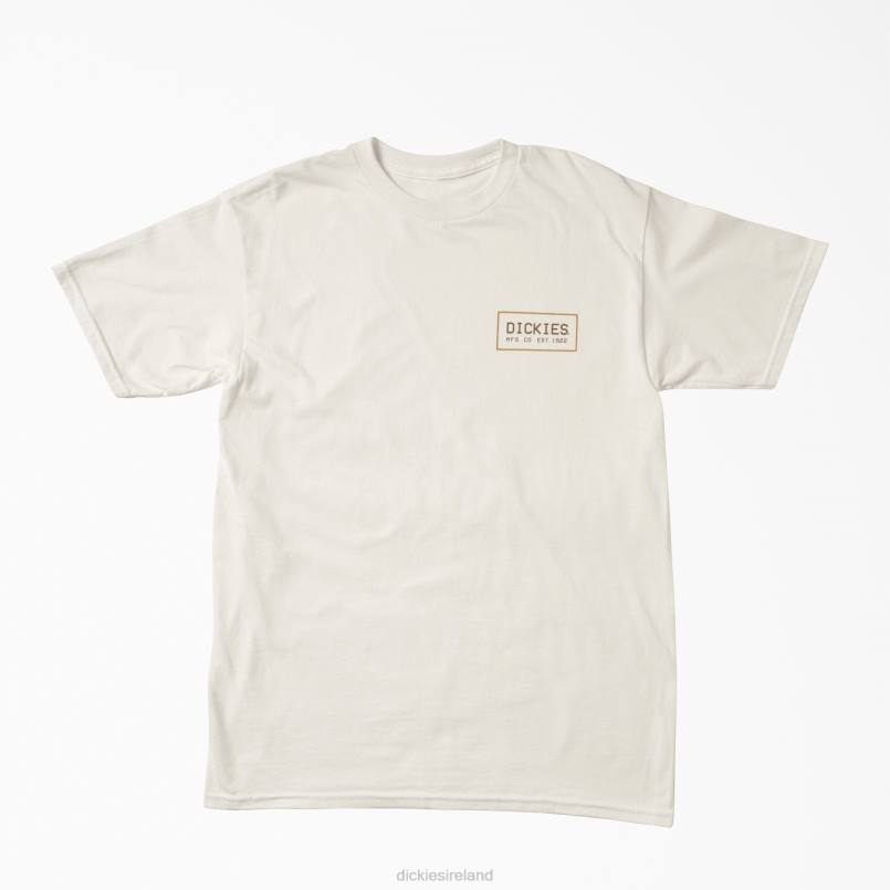 Dickies Men Mfg. Box Logo Graphic T-Shirt White (WH) N80J787 Apparel