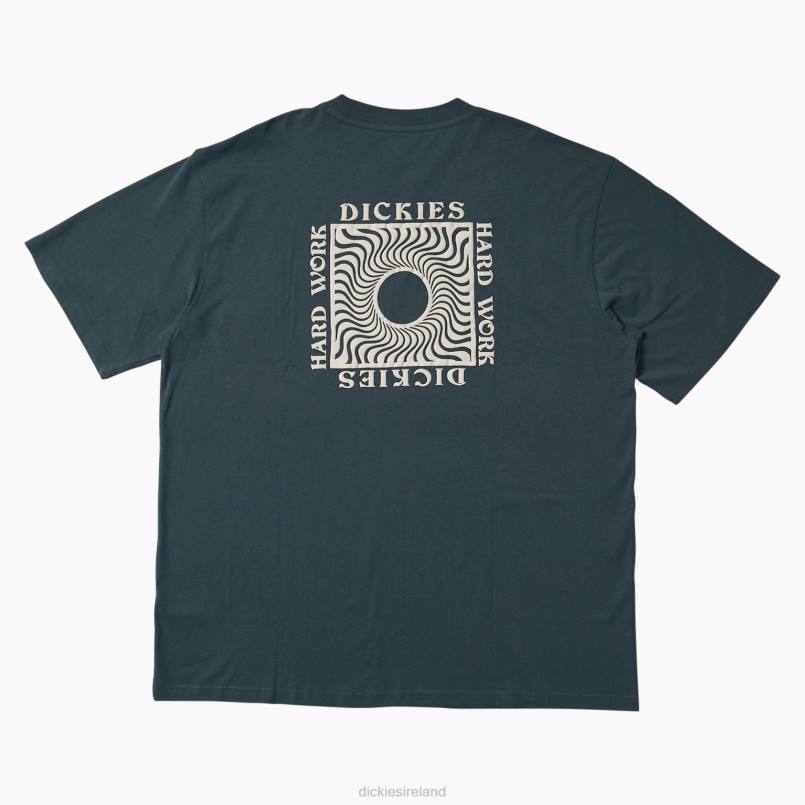 Dickies Men Oatfield Short Sleeve T-Shirt Airforce Blue (AF) N80J754 Apparel