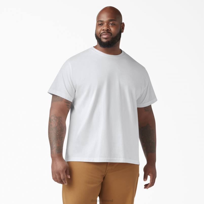 Dickies Men Short Sleeve T-Shirt White (WH) N80J634 Apparel